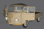 VOLKSWAGEN SPLITTY FLATBED 