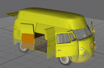 VOLKSWAGEN SPLITTY VAN HIGH ROOF